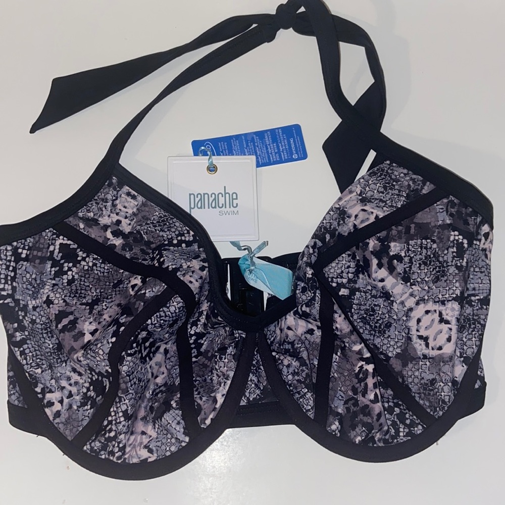 Panache swim halter bikini top size 34GG